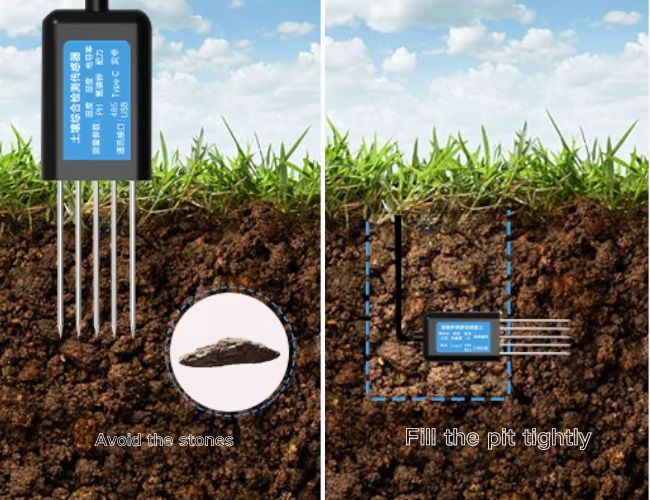 soil sensor two method measure