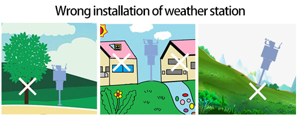 wrong way to mount wind sensor