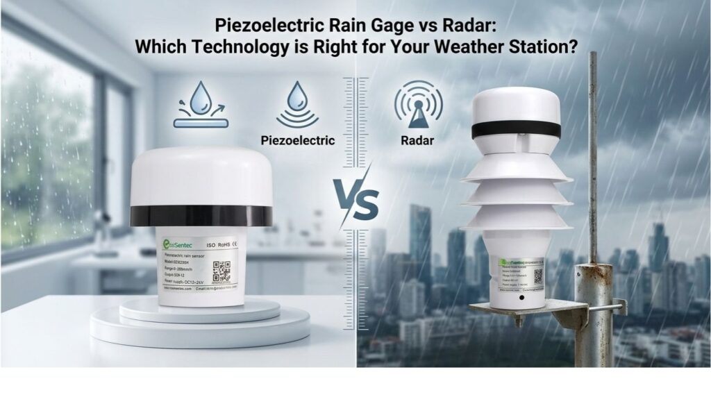 Piezoelectric Rain Gage vs Radar