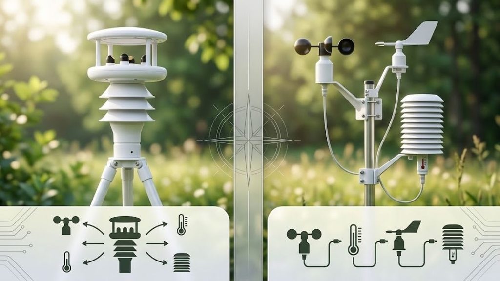 Integrated and Split-Type Automatic Weather Stations